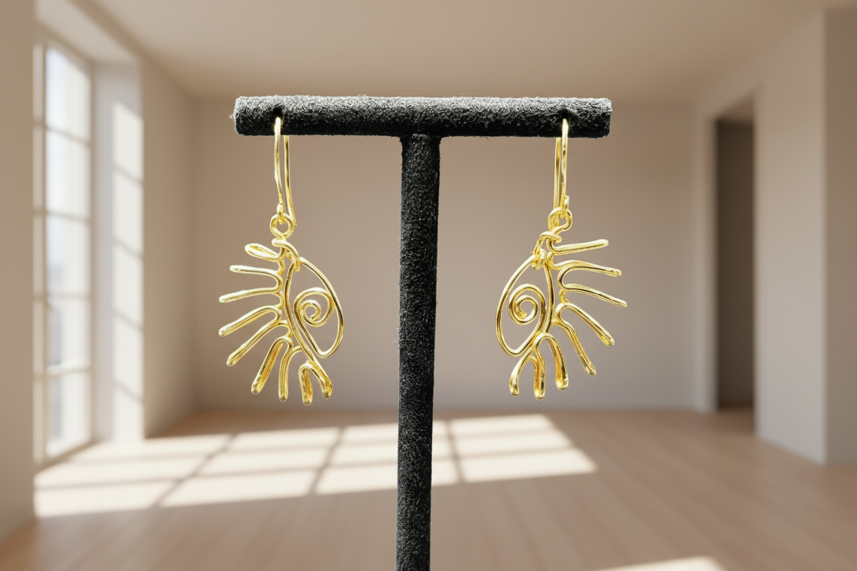 Découvrez nos magnifiques boucles d’oreilles en forme d’œil, conçues avec soin et élégance. 
